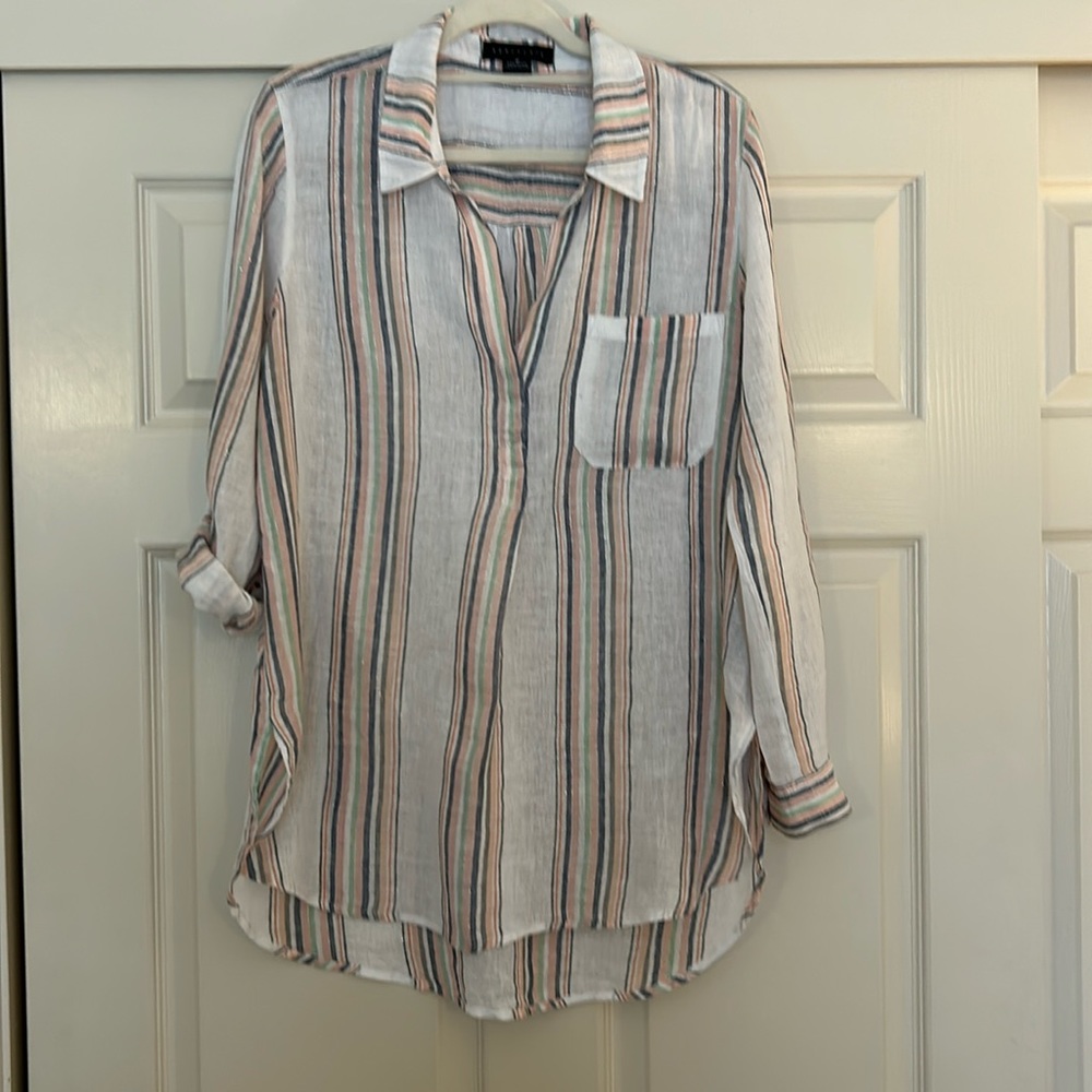 Sanctuary Striped Tunic Top- size medium